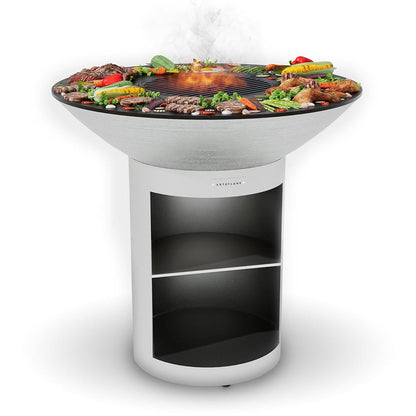 Arteflame 40" Stainless Steel Grill & Griddle — Storage Base