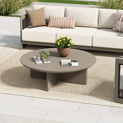 Sereno 6-Piece Swivel Aluminum Patio Conversation Set with Ottoman