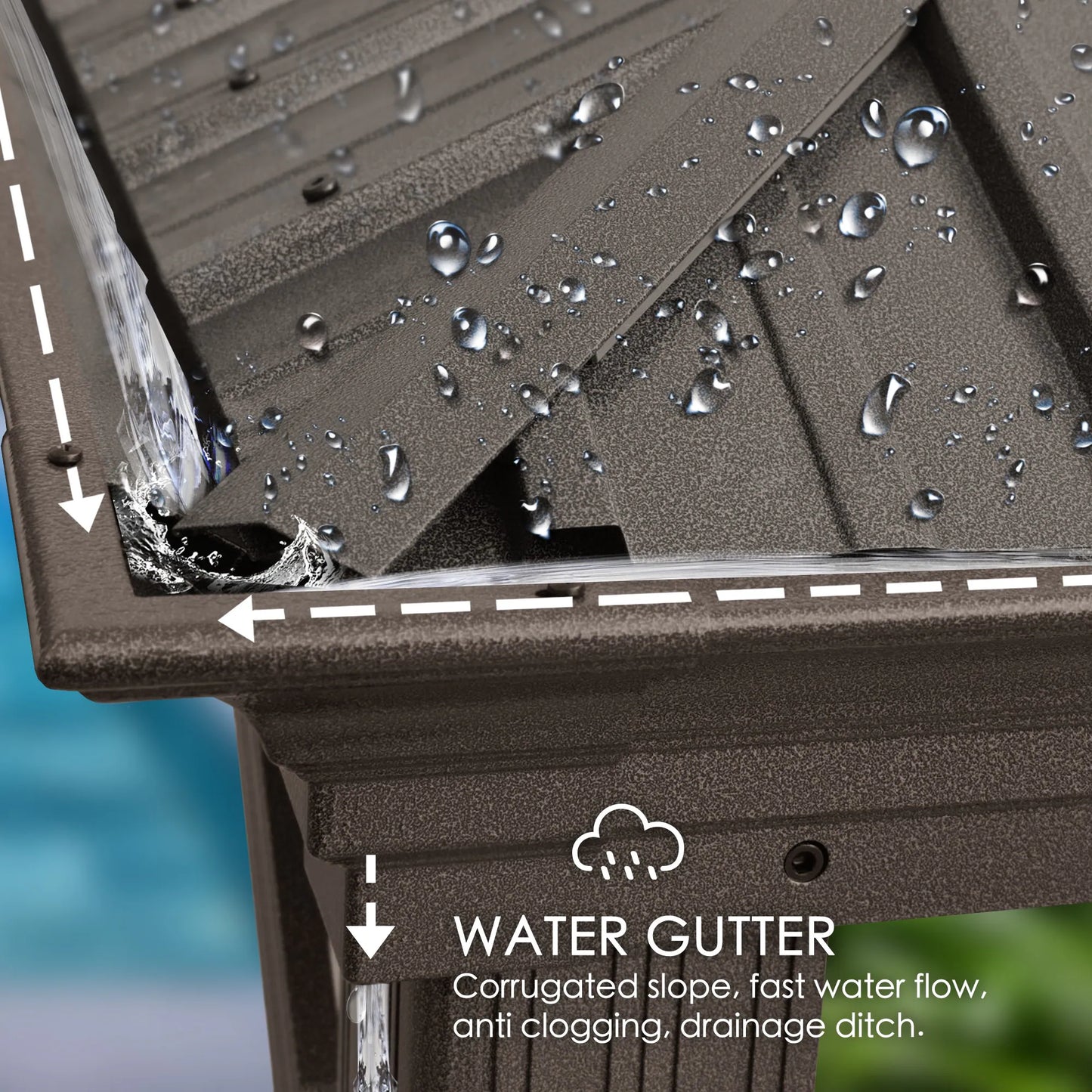 10-Ft X 12-Ft Alexander Dark Brown Gazebo with Hardtop Roof (Screen Included)